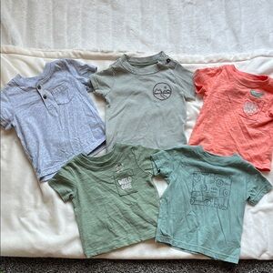 Baby boy 6-9M Assorted Color T-Shirts Set of 5